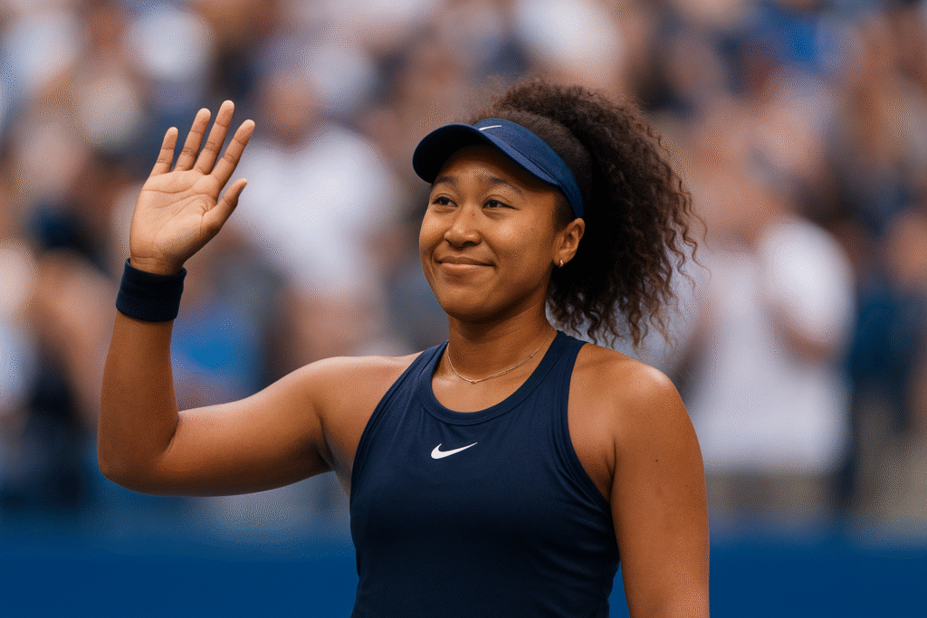 Naomi Osaka returns to tennis at the 2025 Canadian Open match